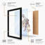 Gentle Rabbit Boho 1 Piece Single Picture Frame Wall Art-1693584201-1693584200