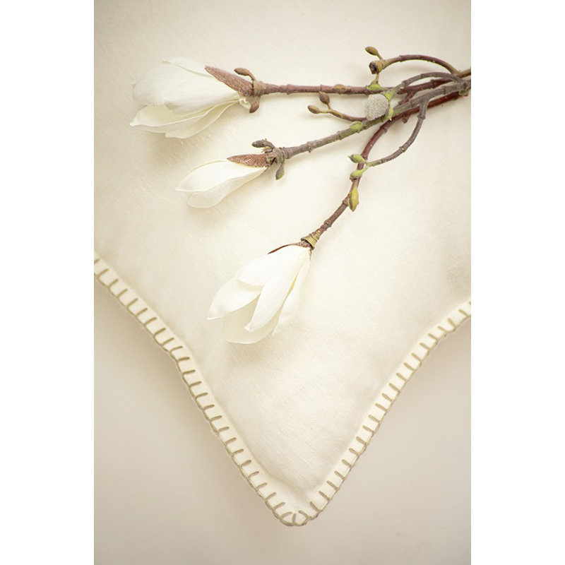 Bricen 100% Linen Ties Sham, Euro