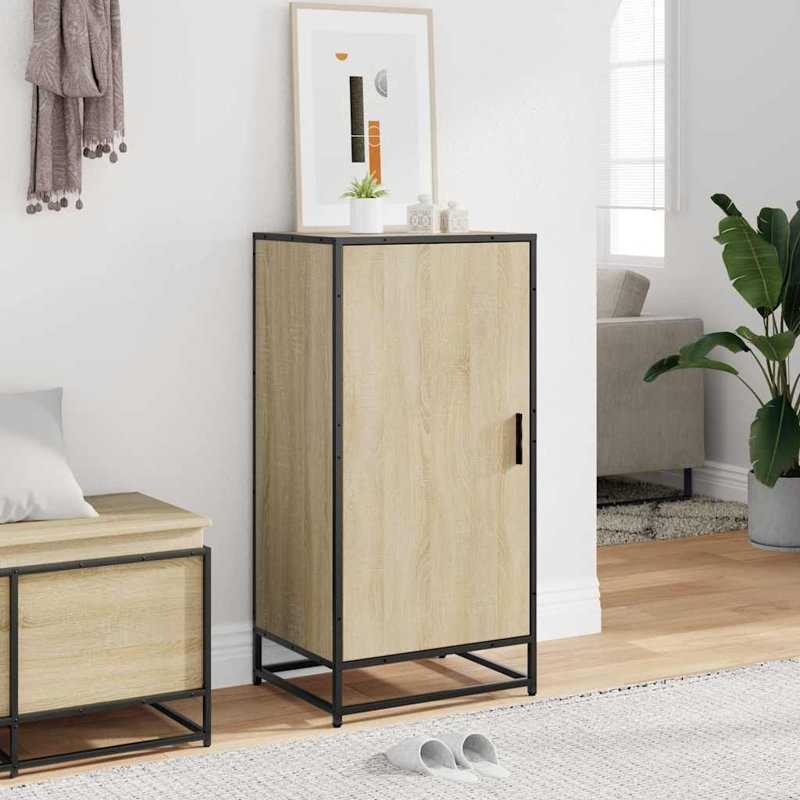 10 Pair Shoe Rack, Sonoma Oak