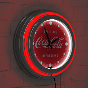 Coca Cola Deluxe Neon Wall Clock
