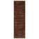 Miesner Dario Modern Striped Brown Tan Polyester High-Low Indoor Area Rug