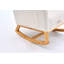 Chaise berçante d'intérieur, chaise berçante rembourrée, chaise berçante d'intérieur, chaise berçante avec repose-pieds-556794757