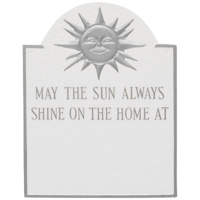 4-Line Wall Address Plaque