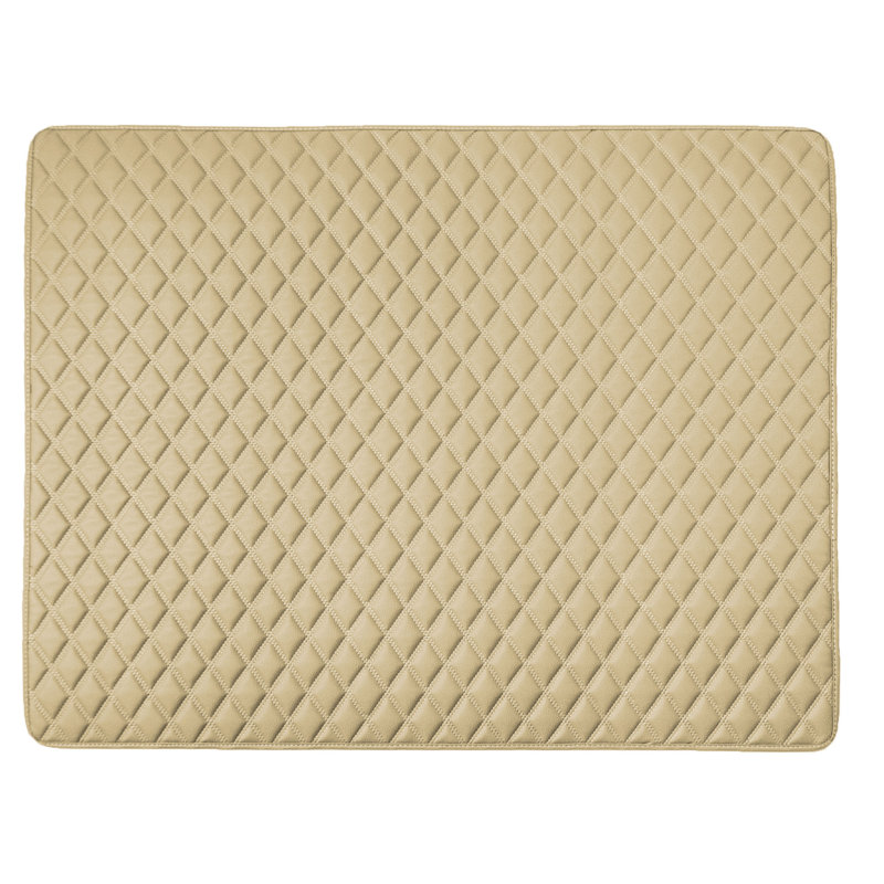 Tapis de porte antidérapant Odoms, Beige, L 46 po x l 40 po