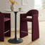 Tabouret de bar performance en velours 41 po Talia-406623763-406623764