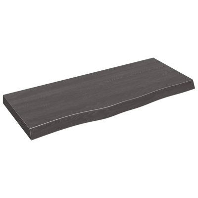 Childress Oak Solid Wood Picture Ledge Wall Shelf