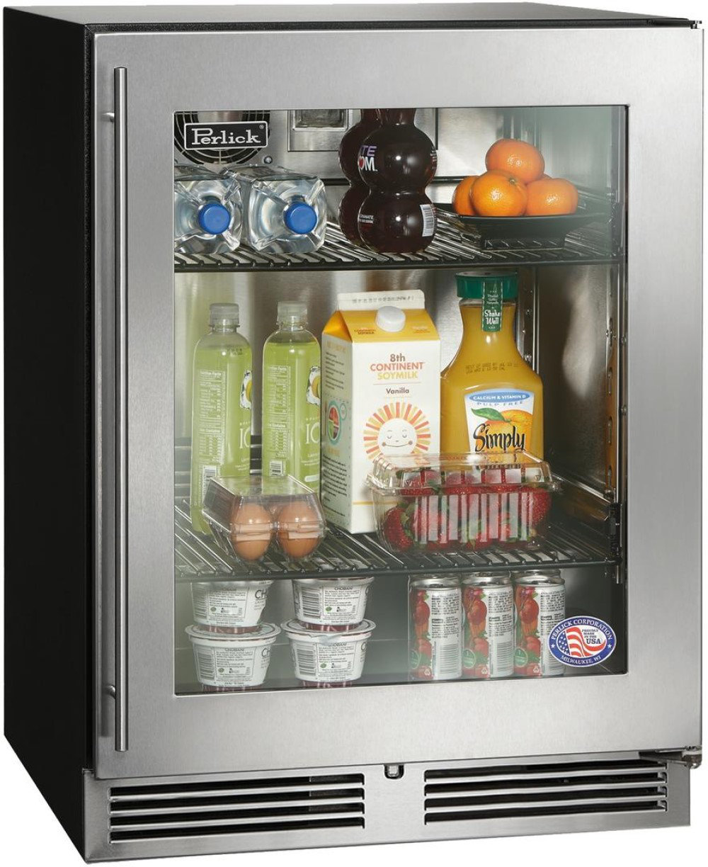 Perlick 24 Inch ADA Compliant 24" Built In Undercounter Counter Depth Compact All-Refrigerator HA24RB43R — FIN-0015820 | Fridge.com
