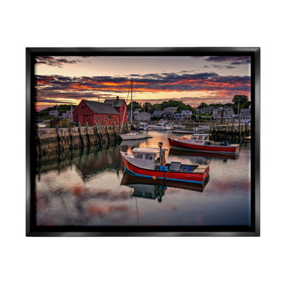 " Boat Harbor Sunset " by Rick Berk