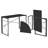 Aleksander L-Shaped Metal Base Computer Desk-1282481108