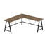 Bureau d'étude moderne, couleur dorée, 70,9 po x 29,9 po x 23,6 po | 100% panneau de particules enduit de mélamine, épaisseur: 0,7 pouce | Design industriel élégant, parfait pour le bureau personnel et les espaces de travail, durable et fonctionnel-65068093