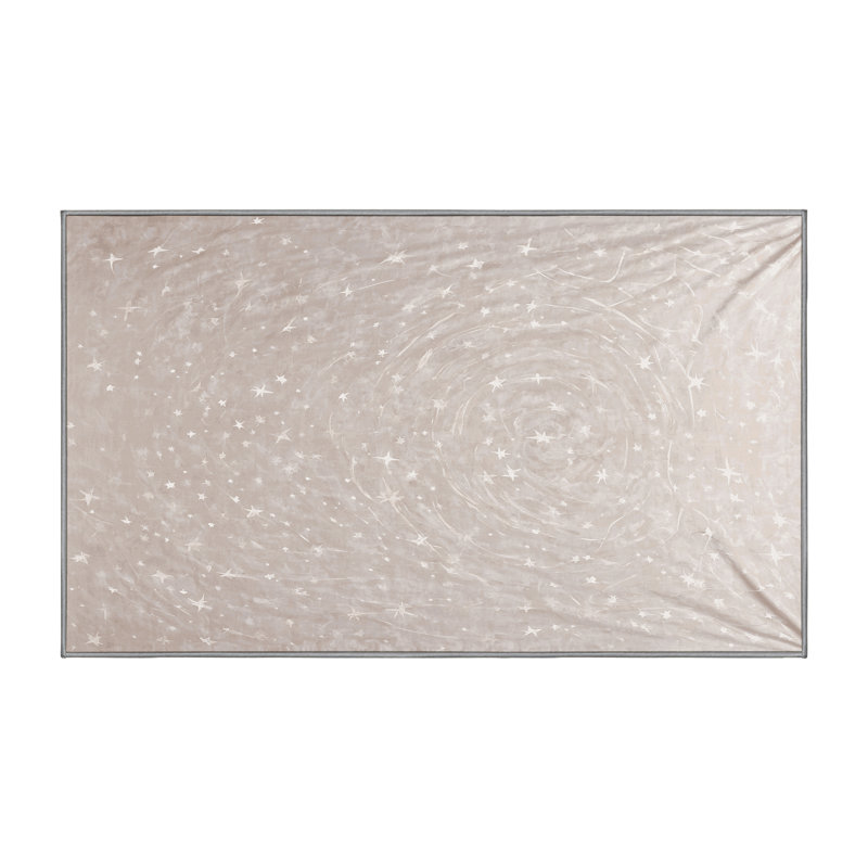 Machine Washable Gray Area Rug, Runner 2' x 4'