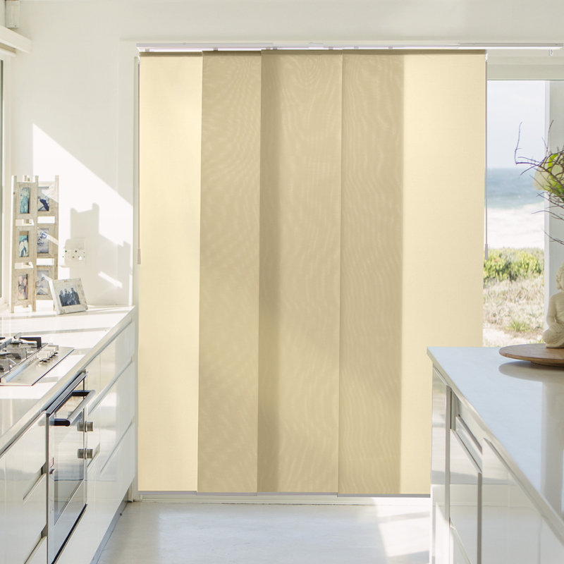 Semi Sheer Vertical blind, Tan