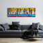 «Skyline» par Erin Ashley, ensemble d'art mural en verre acrylique, 3 pièces-101768453