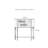 Retro Elegant Solid Wood Console Table