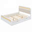 Lit plateforme en bois avec gigogne et 2 tiroirs Athenia-366041135