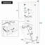 Armoire de rangement pour salle de bain avec compartiment inclinable, tablettes réglables-848748199