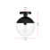 Yearby Glass Semi Flush Mount