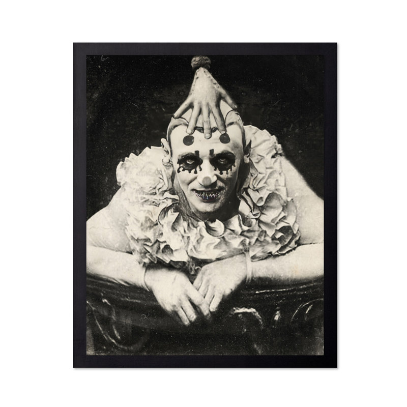 Clown de cirque, Sans cadre, Affiche, H 08 po x l 10 po