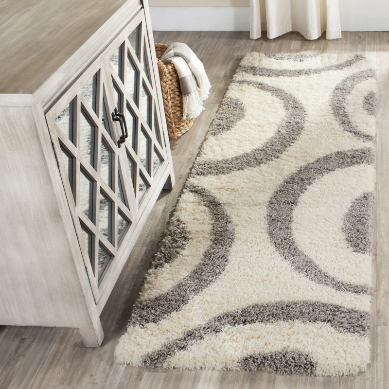 Barbara Shag Performance Geometric Rug, Runner 2'3" x 7'