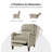 Beecher 28.75" Wide Leather Club Recliner-2039347262