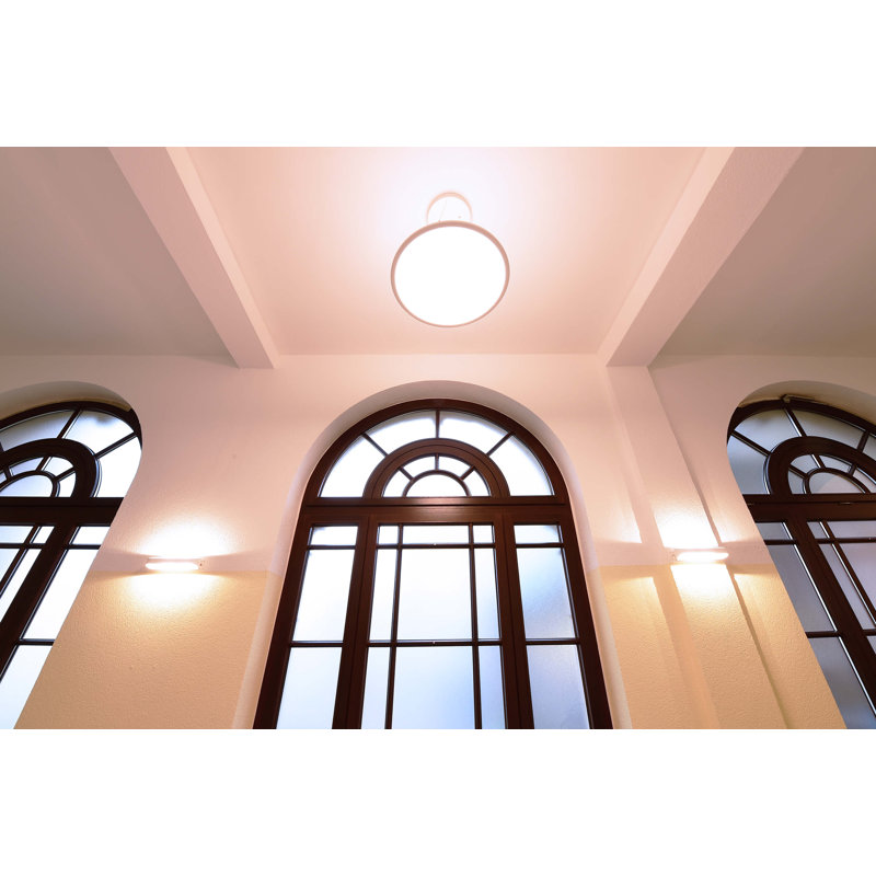 1 - Light LED Unique/Statement Pendant, White