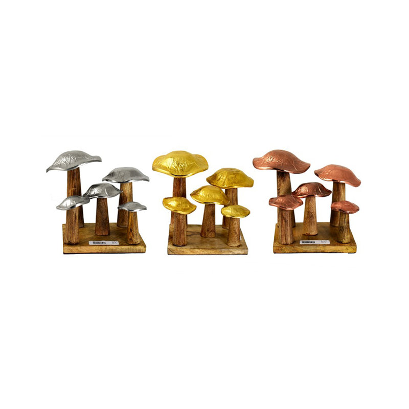 Sculpture champignon en aluminium Ozturk