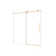 Brushed Nickel Frameless One Fixed And One Shifted Shower Door,Stainless Steel Large Pulleys With Adjustable Soft Closing Function