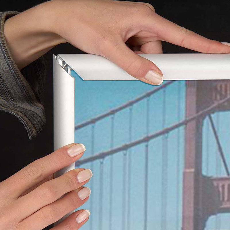 Silver Aluminum 20" x 30" Wall Picture Frame with Assembly Kit