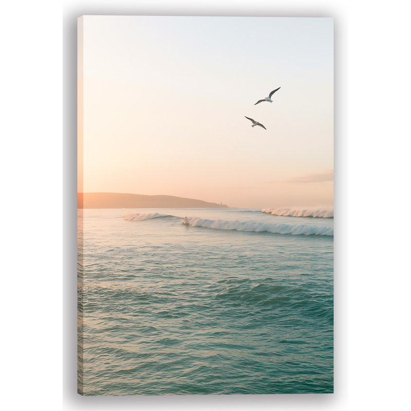 Seabreeze Serenity - reproduction sur toile de Waves at Dawn