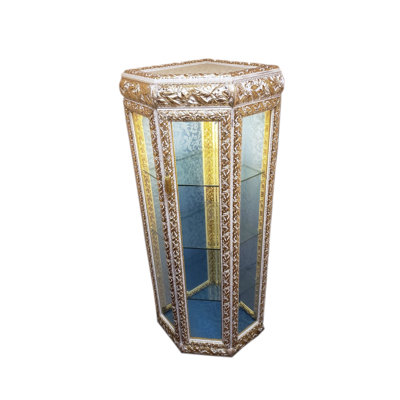 Felipe Lighted Curio Cabinet