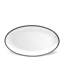 Soie Tressee Black Oval Platter-1327081841