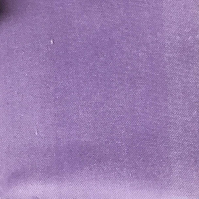 Bowie-Regal Cotton Plain Velvet Upholstery Fabric, Violet
