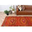 Vintage Turkish Herki Runner Rug in Pink Wool for Kitchen and Corridor Spaces