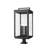 Stephan Sand Black 6 Light Outdoor Pier Mounted Fixture