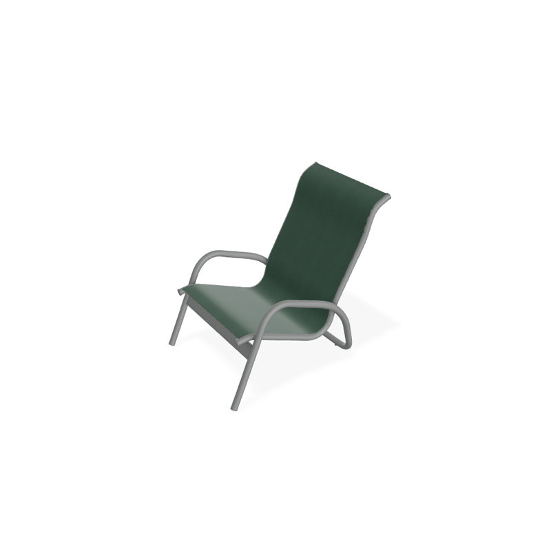 Gardenella Patio Chair, Forrest Green Velvet, Graphite