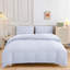 Aspire Homeware Ultra Soft 4 Piece Hotel Quality Dyed Duvet Bedding Set with Pillowcases and Fitted Sheet-119236790-119236791