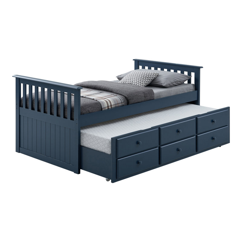 Axana Captain Bed, Blue