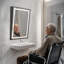Miroir inclinable avec lumières DEL Maytha