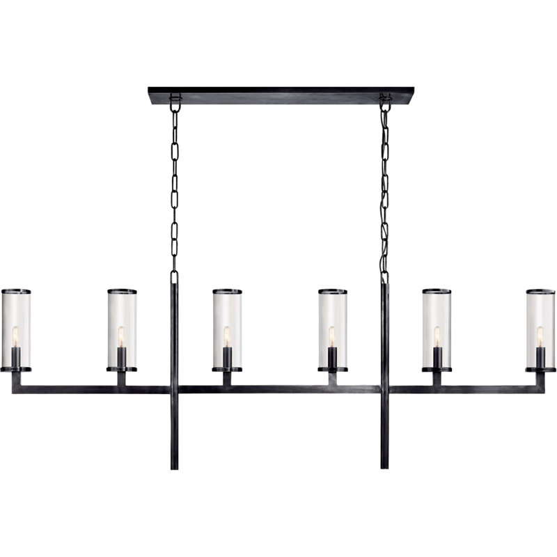 Kelly Wearstler Liaison Large Linear Chandelier, Bronze