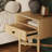 Carollo Fluted Nightstand Set Of 2 - Natural Oak With Black Knob-531876691