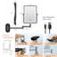 Miroir de maquillage mural à double face avec interrupteur tactile et miroir grossissant-652245729