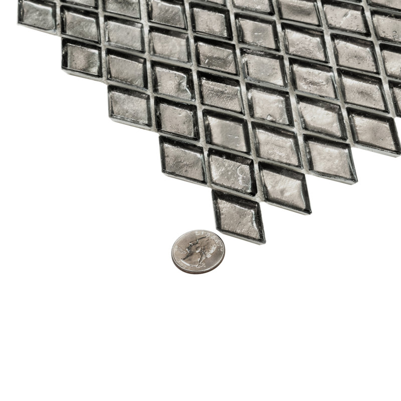 1" x 1.5" Glass Random Mosaic Wall & Floor Tile, Gold