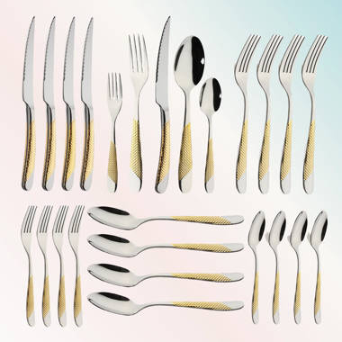 Chef's Table Black 20 Piece Everyday Flatware Set – Oneida