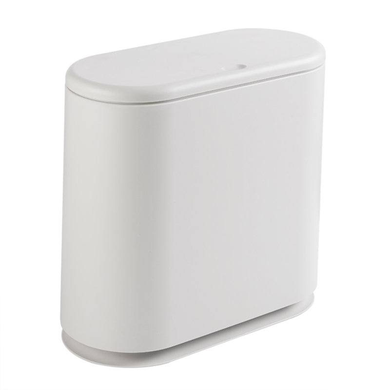Poubelle tactile 2,1 gallons, Blanc