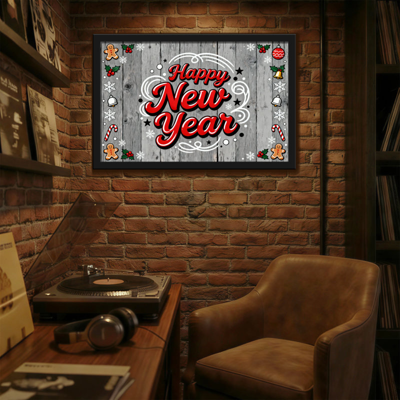 Motif de Noël et bonne année de Noël avec des icônes de vacances