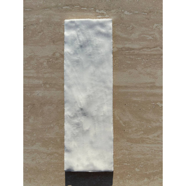 Alabaster 2.56"x7.87" Glossy Subway Tile