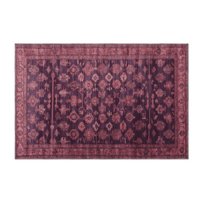Tapis intérieur et extérieur brun Overdyed