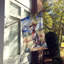 Drapeau Cowboy Welcome House-112699204