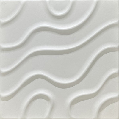 Art moderne - tuile de plafond à coller en mousse 1,6 pi x 1,6 pi