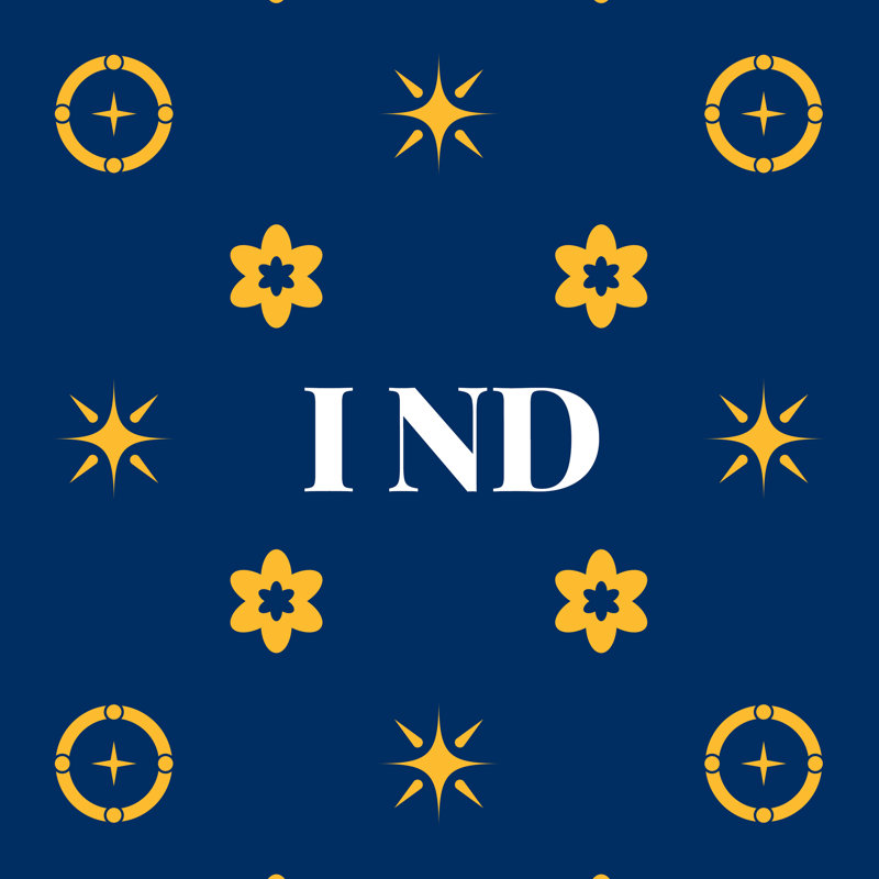 Tête de lit Indianapolis, Bleu marine/doré, Rectangle H 29,5 po x l 39,5 po